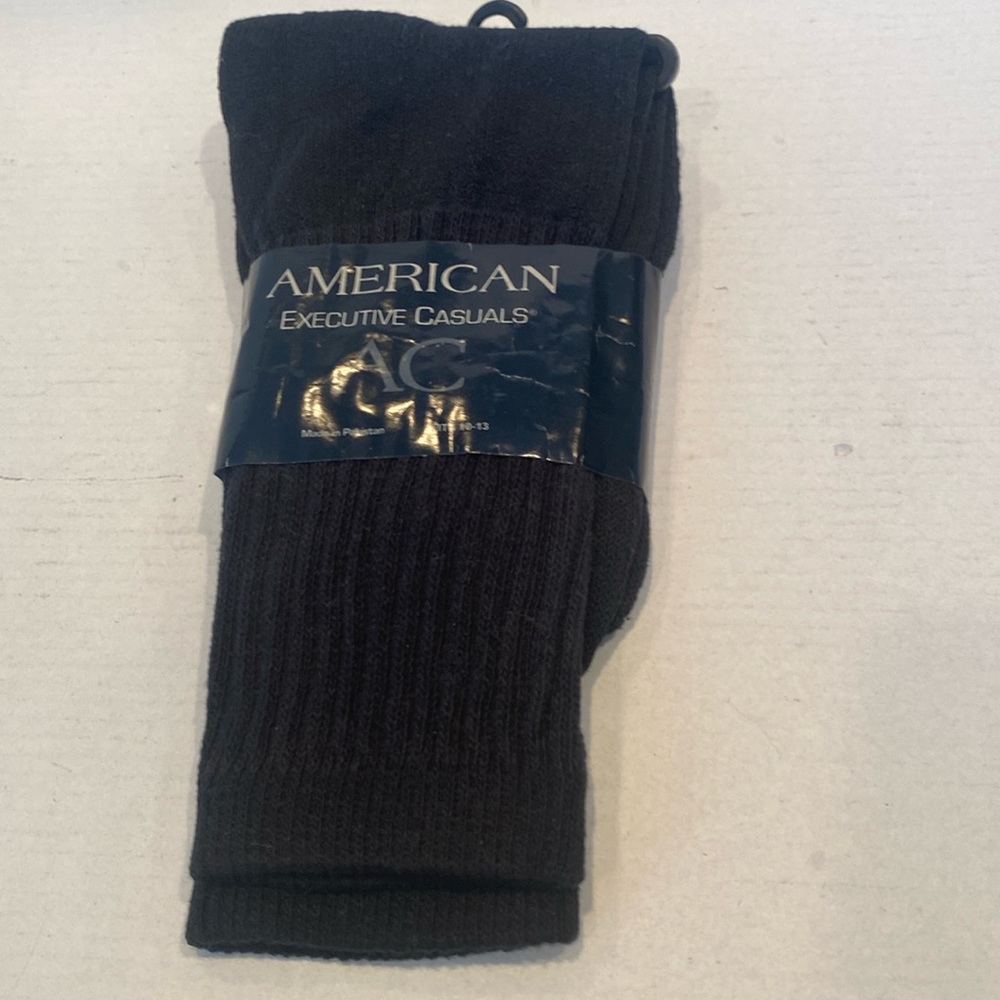 NWT American Executive Casuals Crew Socks